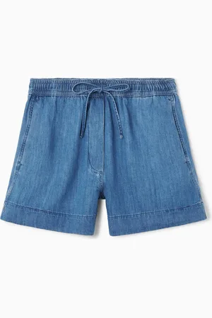 COS Drawstring Denim Shorts