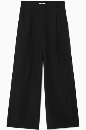 COS Relaxed Linen-Blend Wide-Leg Trousers