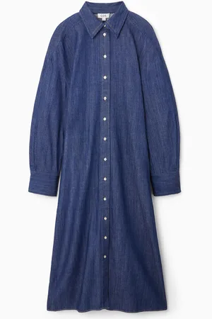 COS Rounded Denim Shirt Dress