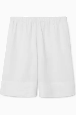 COS Elasticated Linen Shorts