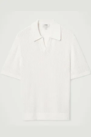 COS Open-Knit Polo Shirt