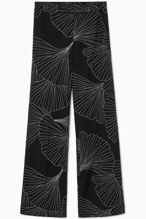 COS Embroidered Wool Trousers