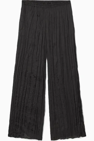 COS Crinkled Plissé Trousers