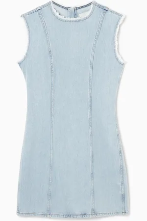 COS Panelled Denim Mini Dress