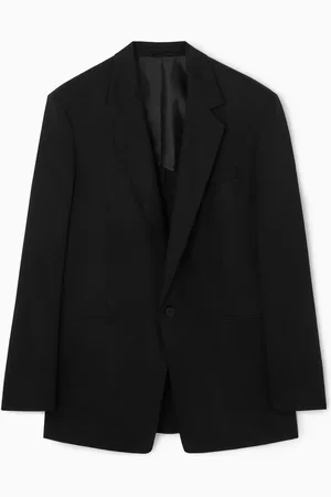 COS Relaxed Longline Single-Breasted Blazer