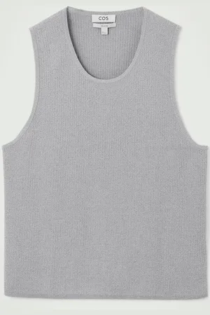 COS Ribbed-Knit Crew-Neck Tank Top