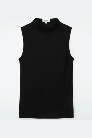 COS High-Neck Sleeveless Tank Top