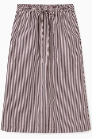 COS Drawstring Midi Skirt