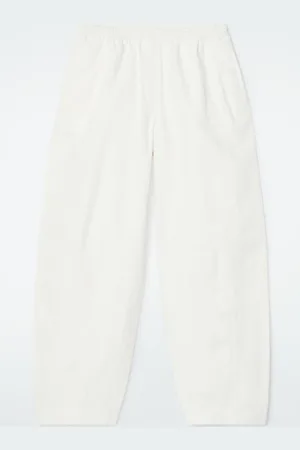 COS Barrel-Leg Cotton Trousers
