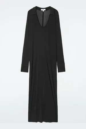 COS Scoop-Neck Polo Maxi Dress