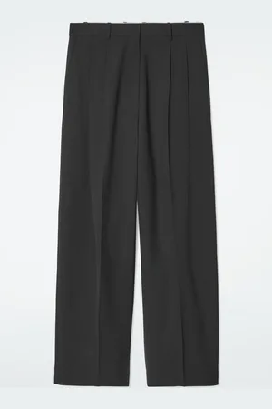 COS Relaxed Twill Wide-Leg Trousers