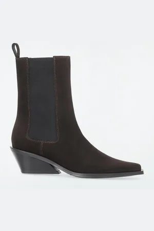 COS Leather Cowboy Chelsea Boots