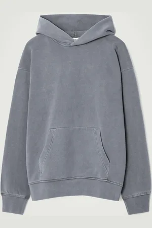 COS Washed Cotton-Jersey Hoodie