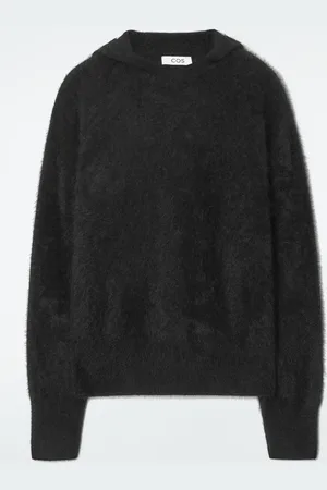 COS Pure Brushed-Cashmere Hoodie