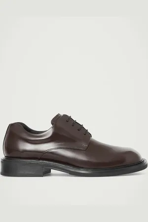COS Square-Toe Leather Derby Shoes