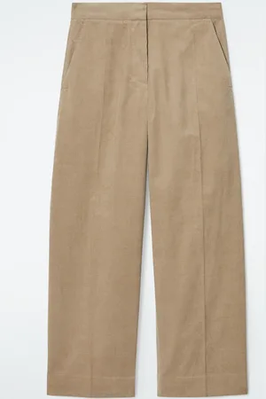 COS Cropped Corduroy Trousers in