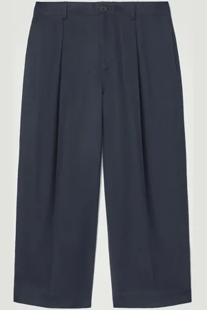 COS Cropped Barrel-Leg Trousers in