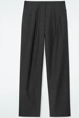 COS Regular Flecked-Wool Straight-Leg Trousers in