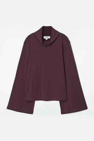 COS Funnel-Neck Long-Sleeved T-Shirt