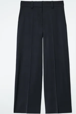 COS Tailored Satin Wide-Leg Trousers in