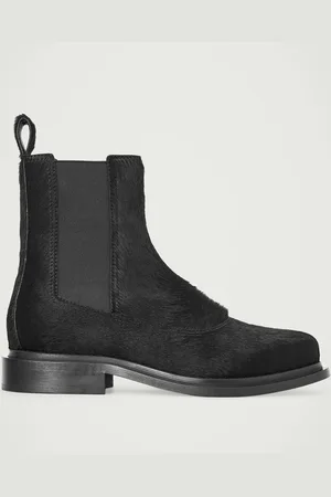 COS The Pony Hair Chelsea Boots