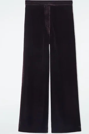 COS Silk-Blend Velvet Trousers in