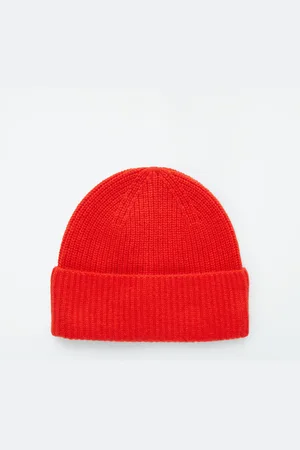 COS Ribbed Wool And Cashmere Beanie