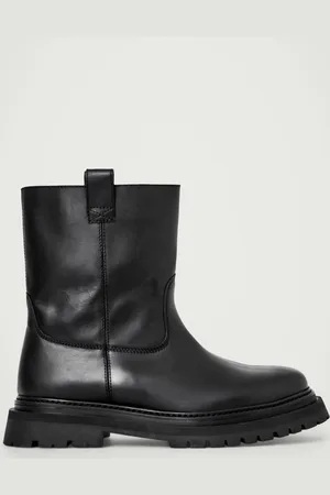 COS Leather Moto Boots