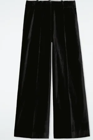 COS Relaxed Velvet Wide-Leg Trousers