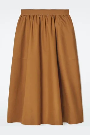 COS Gathered A-Line Midi Skirt