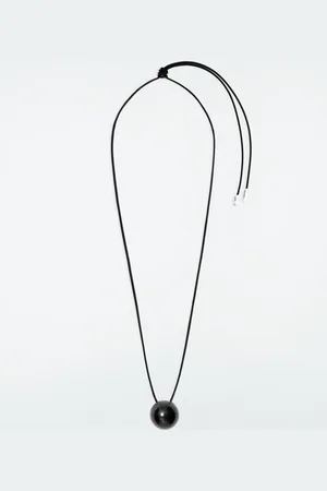 COS Spherical Glass Pendant Necklace