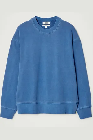 COS Relaxed Washed-Cotton Sweatshirt in