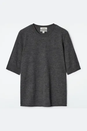 COS Fine Pure Cashmere T-Shirt