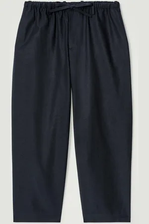 COS Barrel-Leg Drawstring Trousers in