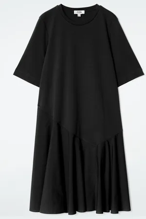 COS Asymmetric Mini T-Shirt Dress