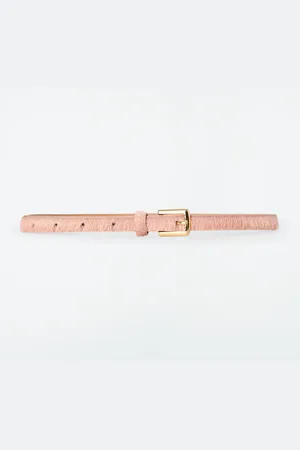COS Skinny Pony-Hair Belt
