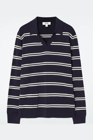 COS Knitted Silk Polo Shirt