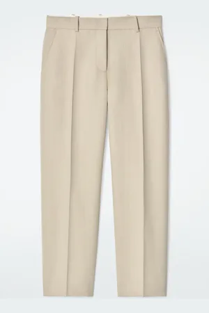 COS Wool Slim-Leg Trousers in