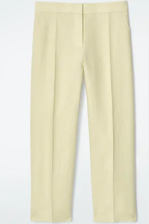 COS Linen Slim-Leg Trousers in
