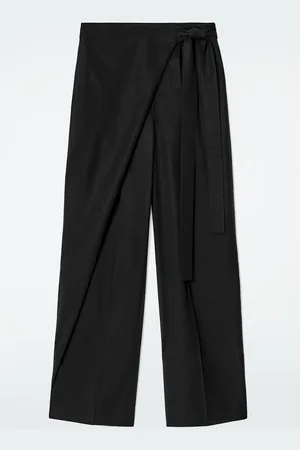 COS Fluid Wrap-Front Trousers