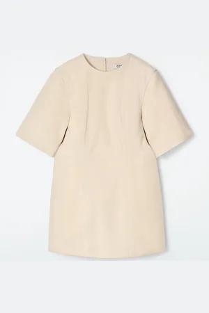 COS Suede Mini T-Shirt Dress