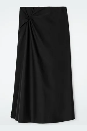 COS Twist-Detail Midi Skirt