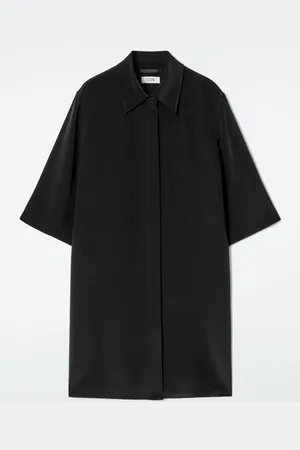 COS Longline Silk Shirt