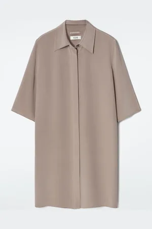 COS Longline Silk Shirt