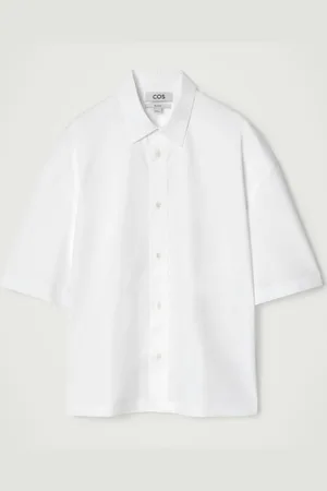 COS Boxy Short-Sleeved Cotton Shirt