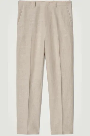 COS Relaxed Linen Tapered Trousers in