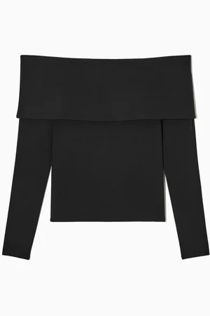 COS Off-The-Shoulder Long-Sleeved Top