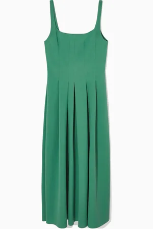 COS Pleated Jersey Midi Dress