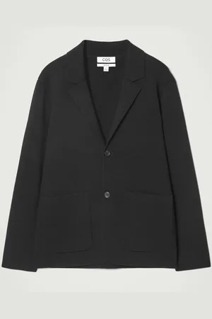 COS Regular Knitted Merino-Wool Blazer