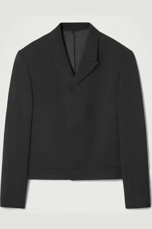 COS Slim Cropped Wool Blazer